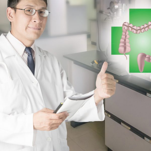 gastroenterologist provides colonoscopy